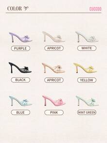 CUCCOO CHICEST 女士时尚百搭高跟凉鞋 夏季毕业高跟鞋 舞会高跟鞋 度假鞋 夏季促销 优雅凉鞋 圣诞节 秋季 新年 假期