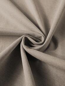 Manfinity Hypemode Men's Casual Slogan Printed Short Sleeve T-Shirt For Summer - Apricot - View 5