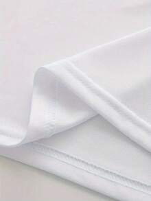 Manfinity Dauomo 男士可爱小熊印花时尚度假圆领短袖可爱休闲T恤