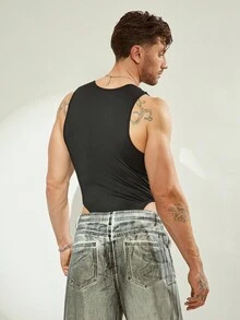 FeverCity Outdoor Casual Sports Slim Fit Sleeveless Men Jumpsuits