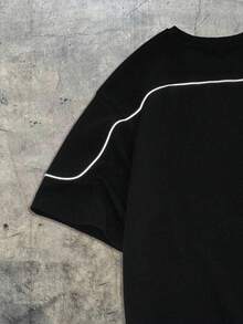 AXEPEAK Plus Size Men's Casual Versatile Short Sleeve T-Shirt, Summer