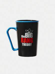 THE BIG BANG THEORY X SHEIN 400毫升带柄陶瓷杯（可放入微波炉和洗碗机） - 黑色 - 查看 11