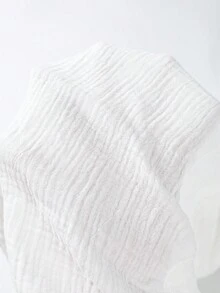 Manfinity Homme Loose Fit Men's Solid Button-Front Shirt (No Tee) - White - View 5