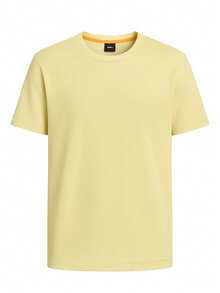 Hugo Boss Men's T-shirts Yellow - Amarillo - Ver 4