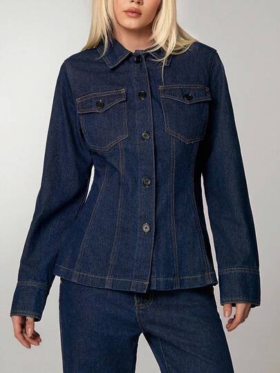 Avantive Fall&Winter Halloween Christmas New Year Going Out Graduation Prom Elegant Formal Luxury Chic Business Casual Birthday/Office Outfits/Country Concert/Club Outfits Sexy/Western/Work Clothes/Streetwear/Vintage/Festival/Cocktail/Rave/Prom/Hawaii/Airport/Funny/Basic/Brunch Outfits/2000s Style/Bodycon/Old Money Style/Church/Homecoming/Classy/Party/Modest/Date Night/Autumn/Winter/Cowgirl/ Button-Up Denim Blouse