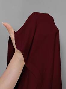 Rina Fox Women Simple Solid Color Polo Collar Short Sleeve T-Shirt, Summer Burgundy Top