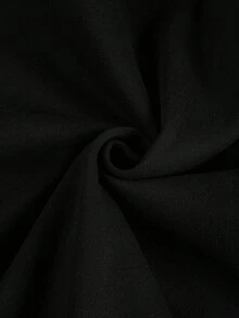 INAWLY 女士休闲标语樱桃印花落肩长袖卫衣，秋冬款 - 黑色 - 查看 5