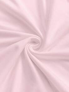 Rina Fox Camiseta de mujer de manga corta con escote en V, plisados y estampado de lazos - Rosa - Ver 5