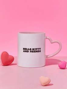 HELLO KITTY AND FRIENDS | SHEIN Cute Cartoon Printed 380ml Ceramic Mug - Multicolor - View 4