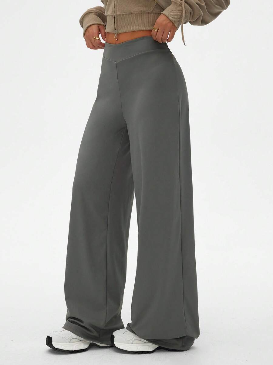 Dewbera Pantaloni sportivi casual ampi da donna, adatti per attività all'aperto e corsa