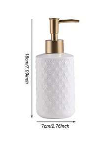 Cirelle 1 Pc Ceramic Bathroom Toiletries With Breath Relief Carving, Including Toothbrushing & Rinsing Cups, Bathroom Set, Lotion Bottles, Toothbrush Holders, And Rinsing Cups - Multicolor - View 14