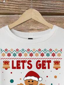 SHEIN LUNE Women Vintage Christmas Printed Loose Fit Crew Neck Christmas Sweatshirt Women Autumn Winter