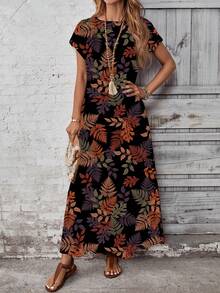 EMERY ROSE Vestido de verano para mujer de estilo minimalista y versátil - Multicolor - Ver 5