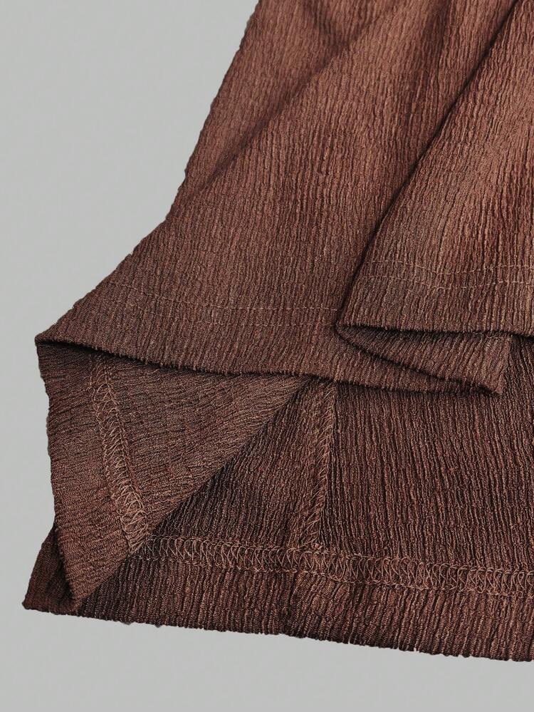 Plus Size Women Fall Elegant Casual Lapel Neck Open Front Solid Color  Long Sleeve Coat,Autumn/Winter,Winter Clothes For Women,Going Out Outfits,Fall Clothes For Women,Fall Outfits,2025 New Clothes,Casual Everyday Wear,Fall Jacke TFor Women,Winter Women Blazer, Brown Jacket Women,Outerwear