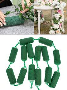 1/7/14/28 Miếng Xốp Cắm Hoa Hình Xúc Xích, Vòng Hoa Tự Làm, Bộ Khối Xốp Cắm Hoa, Cổng Đỡ Hoa Thấm Hút, Gạch Xốp Cắm Hoa Khô Cho Nghệ Thuật Cắm Hoa, Xốp Cắm Hoa Xanh Lá Cây Cho Cắm Hoa. Thích Hợp Cho Trang Trí Nhà Cửa, Đám Cưới, Trang Trí Sân Vườn Và Sân Trong, Trang Trí Tiệc Tùng, Cắm Hoa Lễ Hội, Trang Trí Lễ Hội Ngoài Trời, Trang Trí Xe Cưới, và Trang Trí Nghệ Thuật. - màu xanh lá - Xem 1