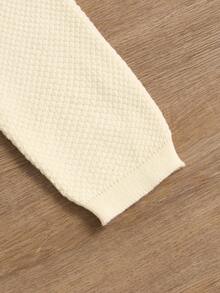 Lunelith SHEIN Lunessa Women's Sweet Solid Color Casual Button-Up Long Sleeve Cardigan, Autumn/Winter