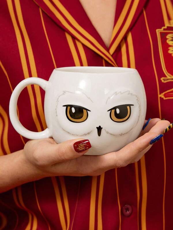 HARRY POTTER X SHEIN Caneca de cerâmica coruja Hedwig 600ml, presentes