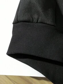 Attitoon Áo sweatshirt in họa tiết da báo phong cách sinh viên cổ điển tối giản, dáng rộng, mở phía trước, gợi cảm, dễ thương, phong cách Y2K, Coconut Girl, Boho, Hippie, lễ hội âm nhạc, phù hợp cho mùa thu/đông. - màu đen - Xem 4