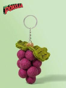 Cute And Fun Carrot Handmade Felt Keychain Keyring Accessory