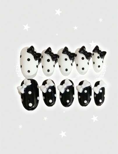 Kawaii Unghie finte adesive