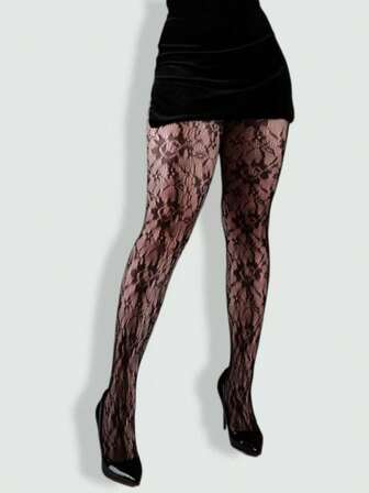 Goth Women's Bow Pattern Stockings/Pantyhose/Tights