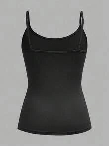 SHEIN EZwear 4件套休闲简约女士吊带背心，适合夏季 - 彩色 - 查看 8