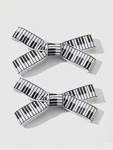 ROMWE Anime 发夹 - 黑與白 - 查看 2