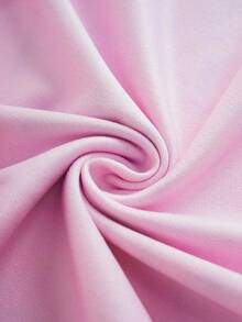 DORA | SHEIN Young Girl Casual Cartoon Dora, Monkey, Flower Graphic Print Round Neck Long Sleeve Knit Pink T-Shirt - Pink - View 7