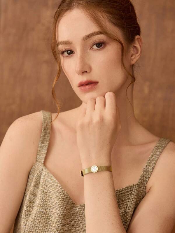 MOTF PREMIUM Pulsera chapada en oro de 14K