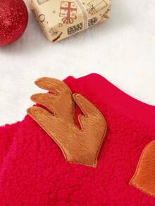 PETSIN Pet Bells, Christmas Dresses, Festive Dog Dresses, Vests - Red - View 4