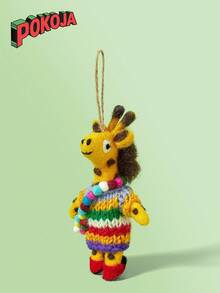 Colección adorable de llaveros con muñecas - Adorno de fieltro de lana para bolso como regalo de Acción de Gracias - Multicolor - Ver 4