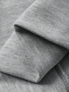 DAZY Women's Loose Casual Street Style Fleece Sweatshirt, Autumn/Winter Hoodies - Light Grey - View 7