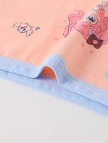 8pcs/Pack Girls' Cute Cartoon Print Briefs - Multicolor - View 3