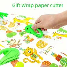 2pcs/Set Craft Paper Cutter,Packaging Cutting Machine,Wrapping Paper Cutter, Ping Paper Rolls Cutter,Gift Wrap Cutter Tool,Sliding Wrapping Paper Cutters,For Gift Wrapping & Birthday - Sets - View 7