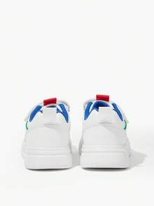 JNSQ 1 Pair Kids Casual Lightweight Canvas Sneakers, Unisex Children Back To School Shoes, Suitable For All Seasons - White - View 9