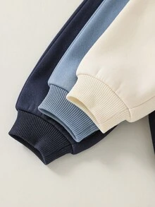 3pcs Newborn Baby Boy/Girl Cute Cartoon Pattern Elastic Waist Knit Pants, Casual & Versatile - Multicolor - View 5