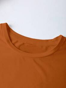 EMERY ROSE T-shirt décontracté à manches longues avec imprimé arbre, vélo et chiot, style littéraire, grande taille