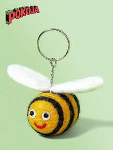 Colección adorable de llaveros con muñecas - Adorno de fieltro de lana para bolso como regalo de Acción de Gracias - Multicolor - Ver 3