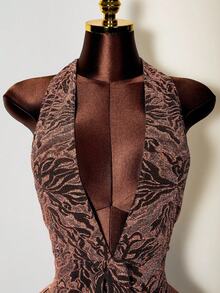 Mistrie 女式无袖露背印花连衣裙 - 彩色 - 查看 6