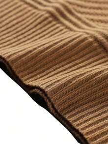 Manfinity Homme Men's Casual Turndown Collar Long Sleeve Pullover Sweater, Autumn/Winter , Fall