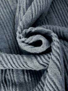 SHEIN Explorewe 1pc Teens' Mid-Length Coat - Grey - View 6