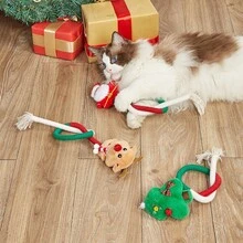 PETSIN 1 Peça Brinquedo de Mordida de Natal, Cor Aleatória