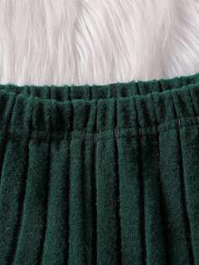 Elladie kids 2pcs/Set Young Girl Letter Print Top And Flare Pants