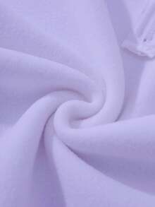 INAWLY 女士纯色半拉链立领长袖运动衫、长袖上衣 - 紫丁香色 - 查看 6