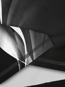 Manfinity Áo thun Henley tay dài họa tiết sọc phối màu đơn giản, kiểu dáng raglan, cài nửa nút, dành cho nam, mùa xuân/thu - Xám - Xem 6