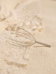 Cirelle 1pc Silver Octopus Head Massager, Steel Wire Soul Extract Scalp Massage Claw,Hair,Hair Tools,Hair Care,School,Back To School,Travel,Travel Essentials,Home Essentials,Spa,Massage Tool,Massage,Massager,Spa - Silver - View 7