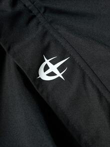 PAVTROS Men Casual Black Techwear Rain Y2k Style Jacket,Outdoor Windbreaker, Parka,Baggy,Winter Jacket,Streetwear, Fall