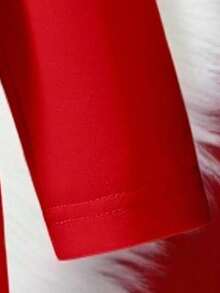 Kleine Mädchen Weihnachten: Vielseitig, modisch, süßer Weihnachts-Rentier & Buchstaben-Muster Langarm Allzweck T-Shirt, geeignet für Weihnachtspartys, alle Jahreszeiten