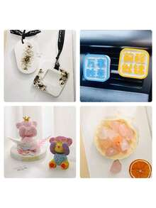 1pc Gypsum Powder Ultra Hard Ultra White Bubble Free Model Doll Candle Cup Aromatherapy Gypsum Powder Pigment Painting Material Self-Made Car Mounted Expanding Stone - White - View 8