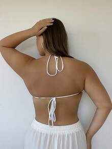 Nezia Cruz Floral Print Sexy Beach Summer Bikini Top For Women